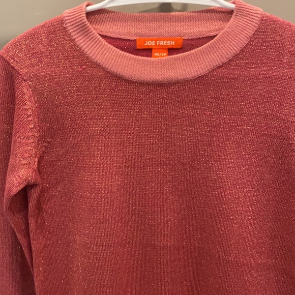 Pink glitter sweater Joe Fresh - Picture 4 of 4